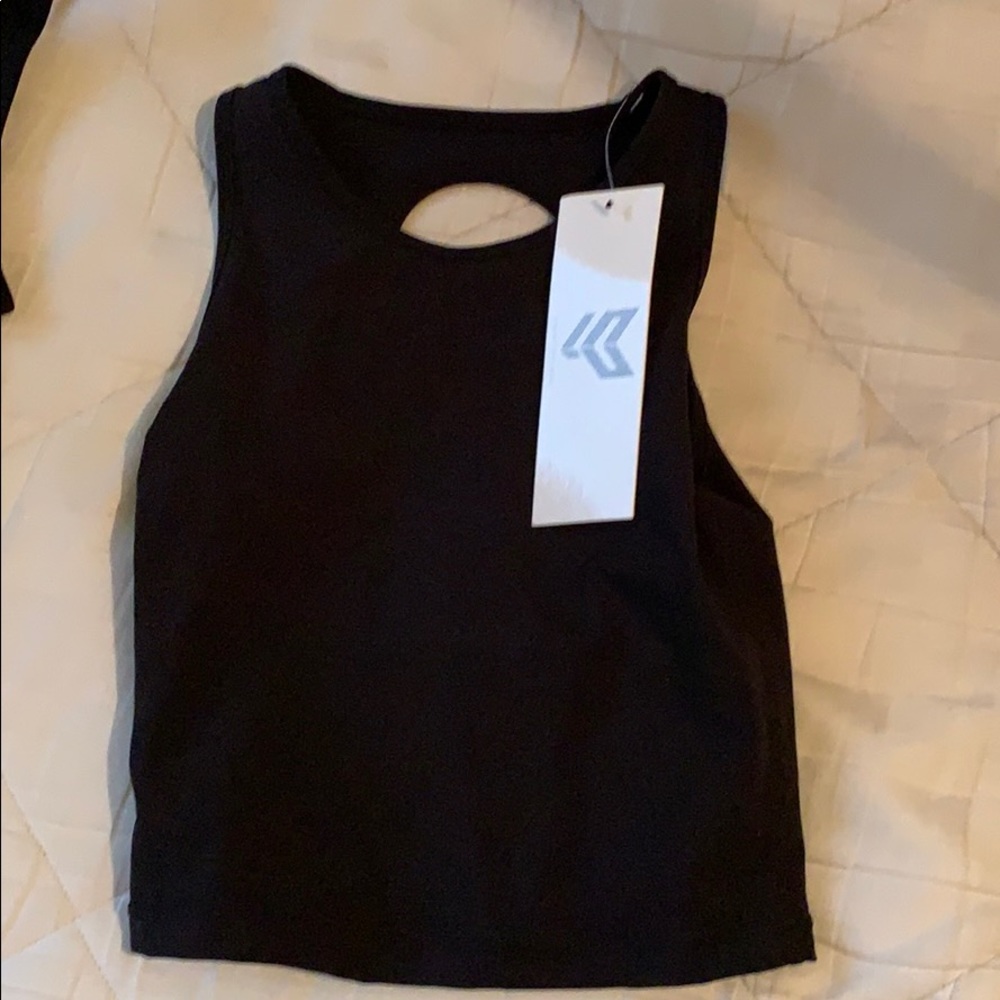 Strong physiquez black tank